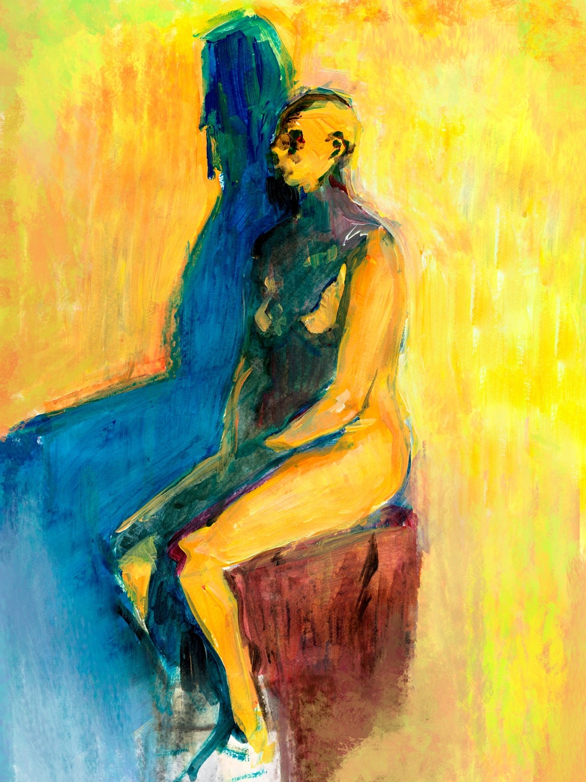 Blue Shadow by Maya Yaroshenko