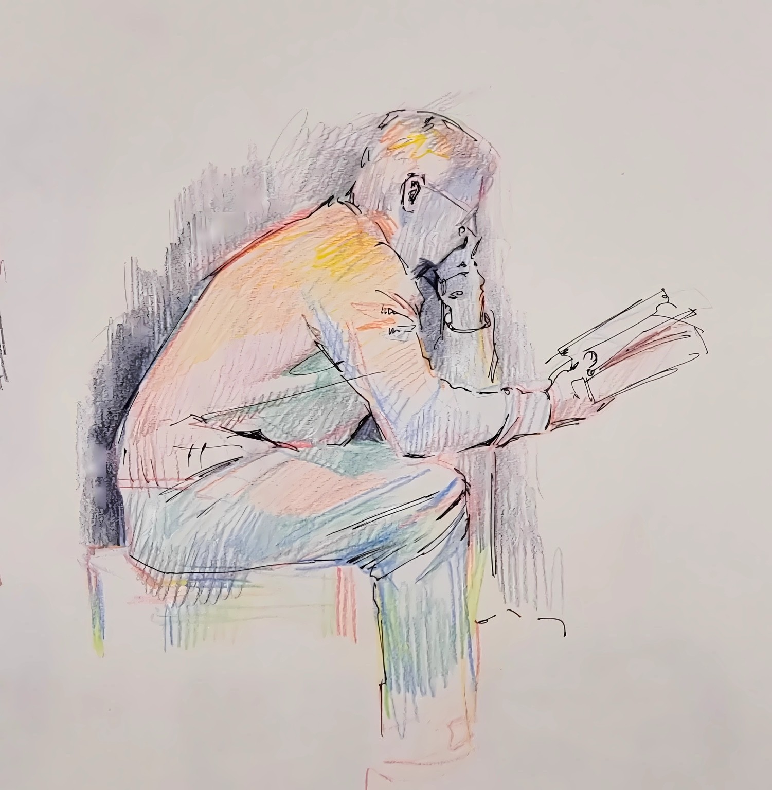 Life Drawing by Maya Yaroshenko